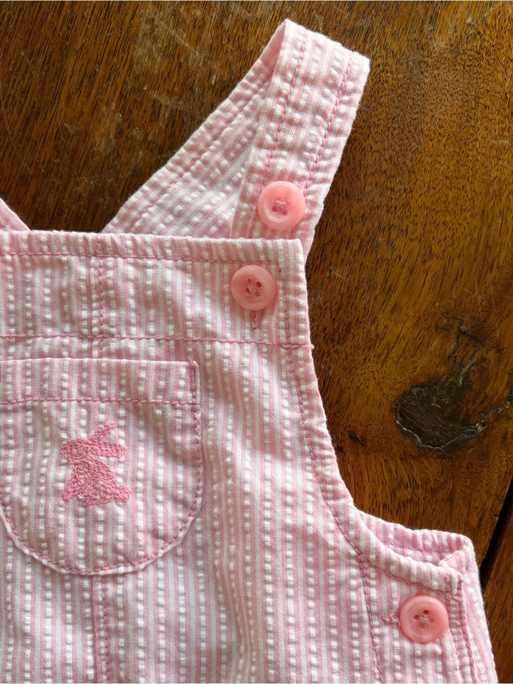 Carter's Light Pink Striped Baby Dress